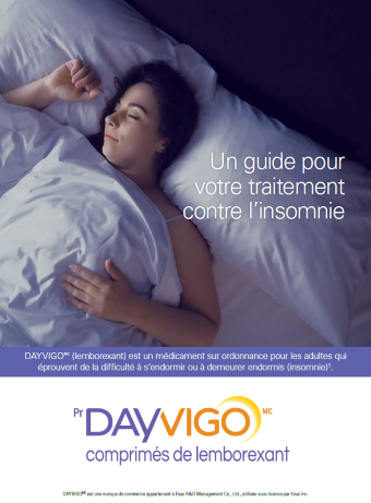 dayvigo couverture de la brochure destinée aux patients (français)